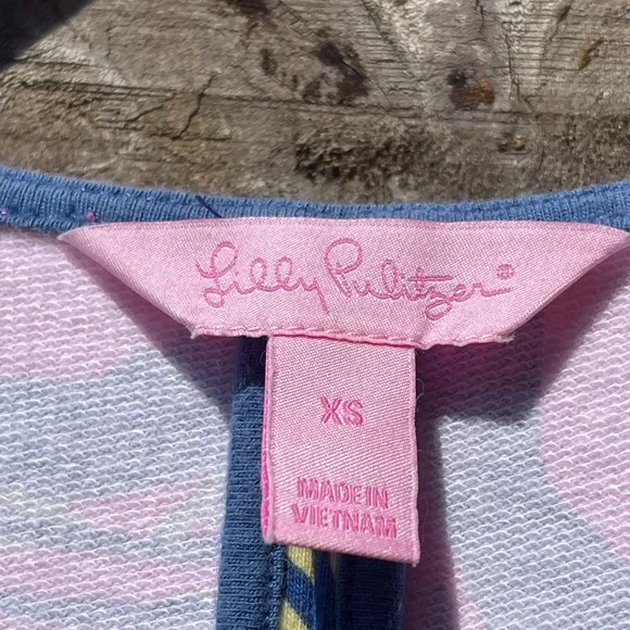 Lilly Pulitzer Pink Leaf-Print Midi Dress - Picture 3 of 11